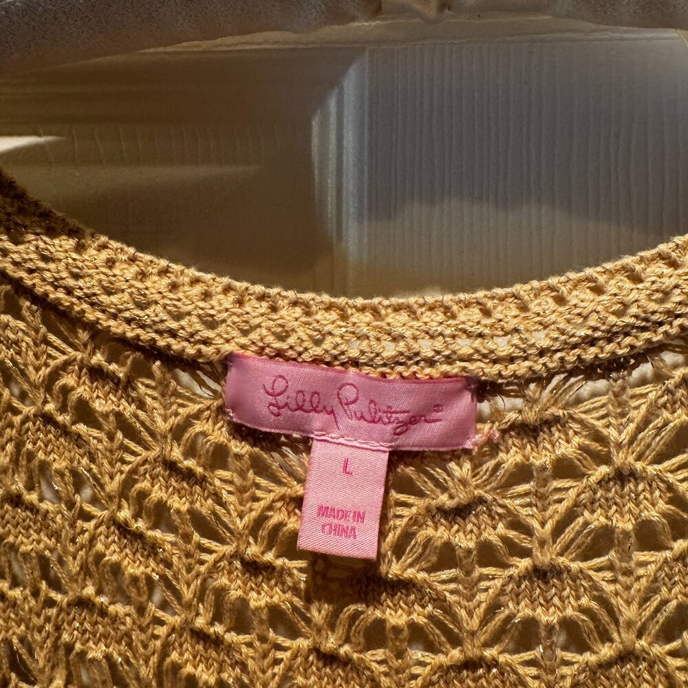 Lilly Pulitzer Gold Dress